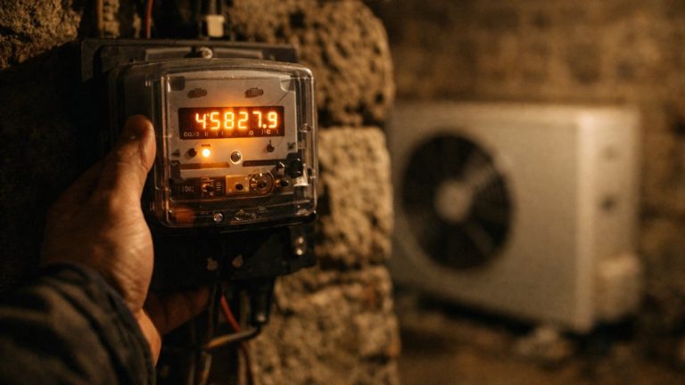 Il remplace sa vieille chaudière fioul par une pompe à chaleur près d'Angers : chaque nuit, son compteur s'emballe entre 2 et 6 heures