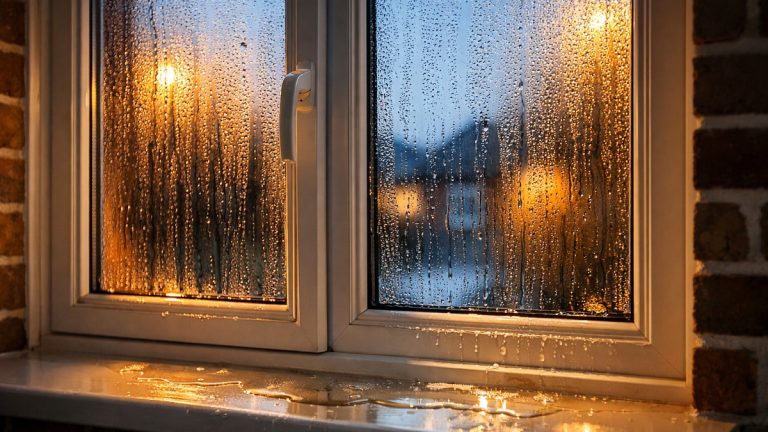 Il remplace ses vieilles fenêtres par du double vitrage près de Lille : dès les premiers froids, l'eau coule chaque matin sur les vitres neuves