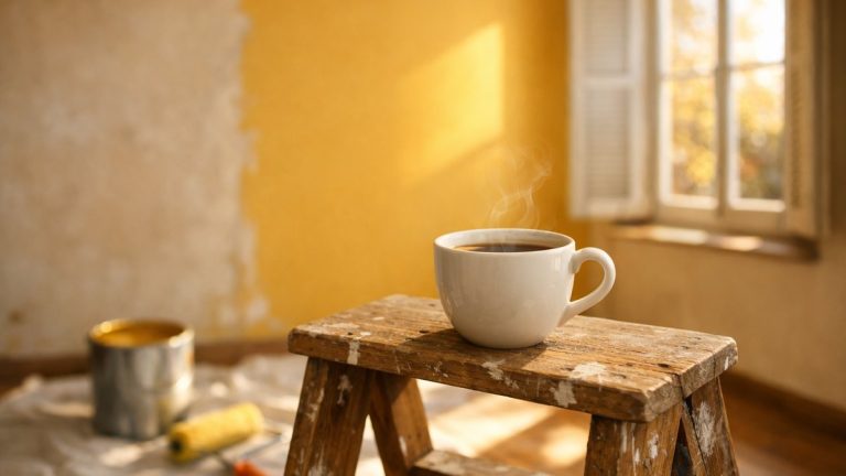 Il repeint toute sa maison près de Metz en six mois de retraite : un mardi d'octobre, son café refroidit devant lui jusqu'à midi