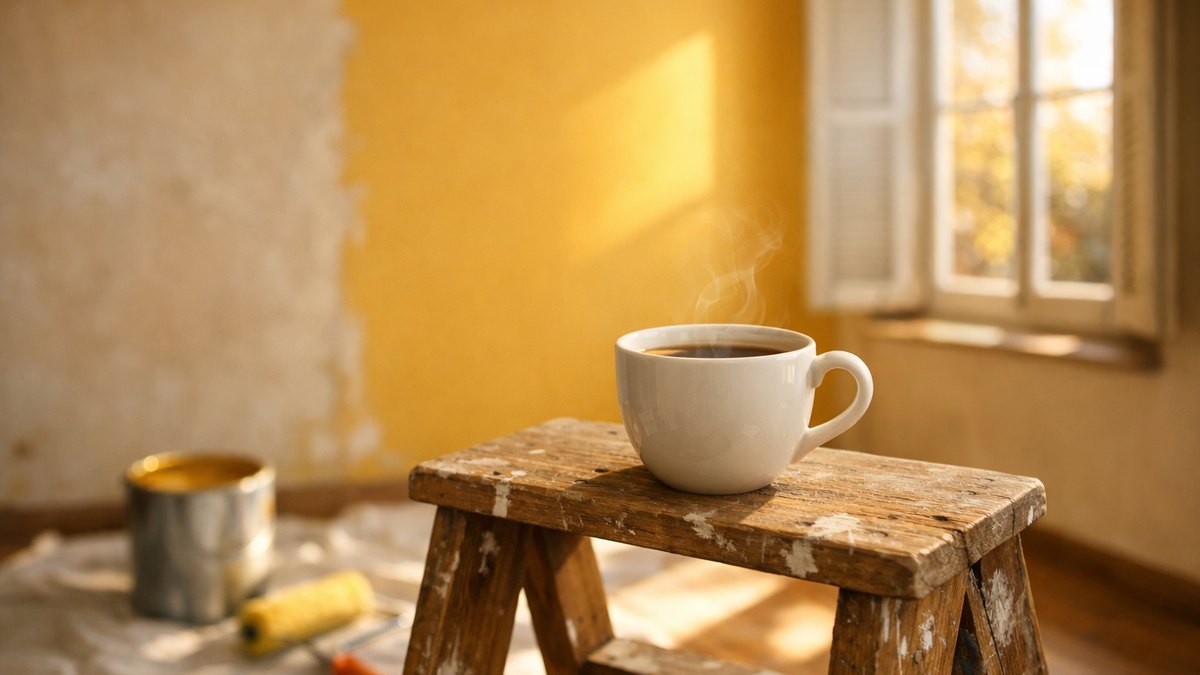 Il repeint toute sa maison près de Metz en six mois de retraite : un mardi d'octobre, son café refroidit devant lui jusqu'à midi