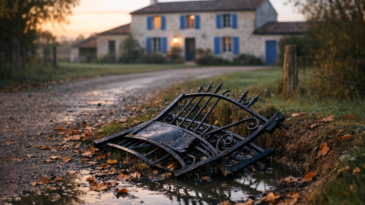 Il retrouve son portail couché dans l'allée après la tempête d'octobre : l'assureur lui répond avec un simple relevé de Météo-France