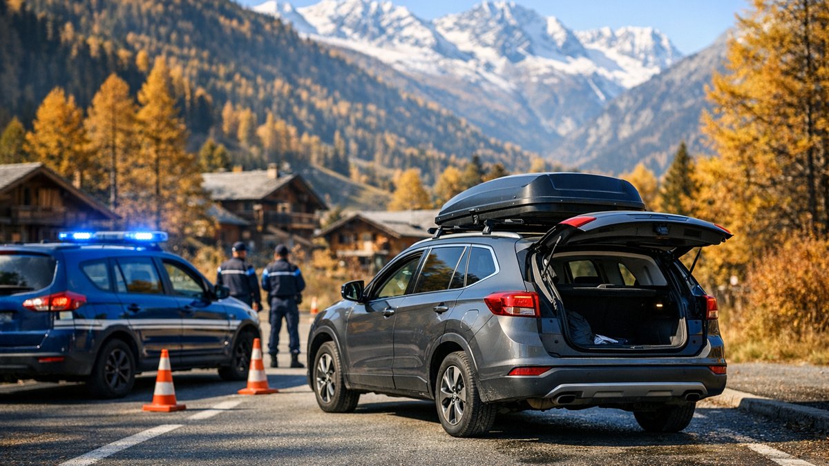 Il roule vers Gap sous le soleil de la Toussaint : à l'entrée d'un village, des gendarmes lui demandent ce qu'il a dans son coffre