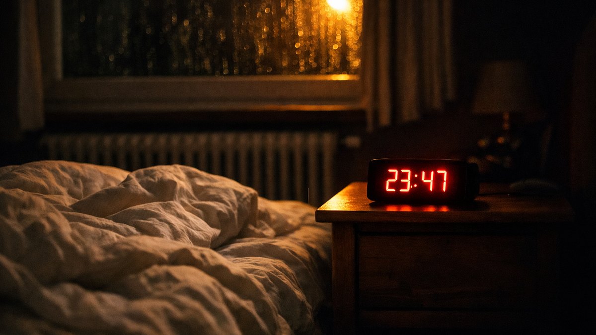 Il se couche à 22 heures depuis trente ans sans jamais rater : depuis le 25 octobre, il fixe le plafond jusqu'à minuit passé
