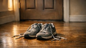 Il se promet chaque soir d'aller marcher à sept heures : en six semaines, il n'est sorti qu'un seul matin, celui des chaussures oubliées