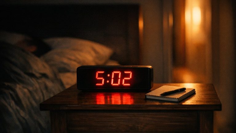 Il se réveille à 5 heures le lundi suivant le changement d'heure : dix jours plus tard, son réveil n'a toujours pas bougé d'une minute