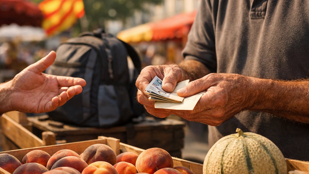 Il verse 300 euros par mois à son fils étudiant depuis deux ans : au marché de Perpignan, un ami lui pose une question sur ses impôts