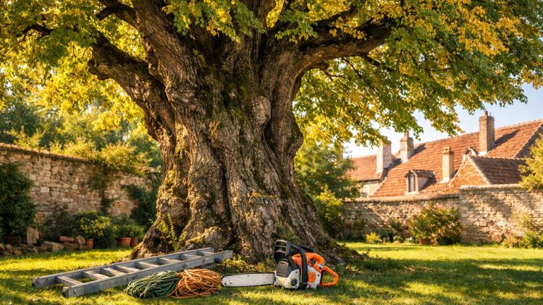 Il veut abattre le vieux tilleul qui assombrit son jardin à Dijon : l'élagueur range sa tronçonneuse et refuse de toucher au tronc
