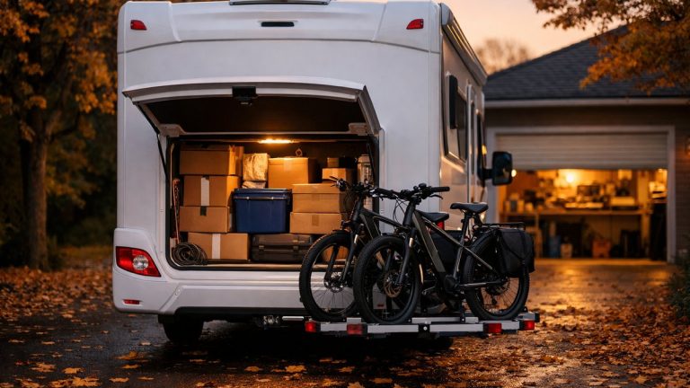Ils chargent leur camping-car pour la Toussaint en Ardèche : sur l'aire de contrôle, la balance affiche 400 kilos de trop