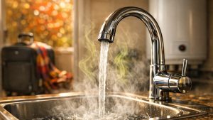 Ils coupent leur chauffe-eau pendant deux semaines de vacances à la Toussaint : au retour, l'eau chaude du robinet sent l'œuf pourri