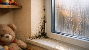 Ils font poser des fenêtres double vitrage neuves au printemps à Rennes : au premier froid, des taches noires montent dans les angles des chambres
