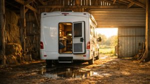 Ils sortent leur camping-car d'un hangar près d'Annecy en avril : le chauffe-eau fuit sous le plancher avant même le premier départ