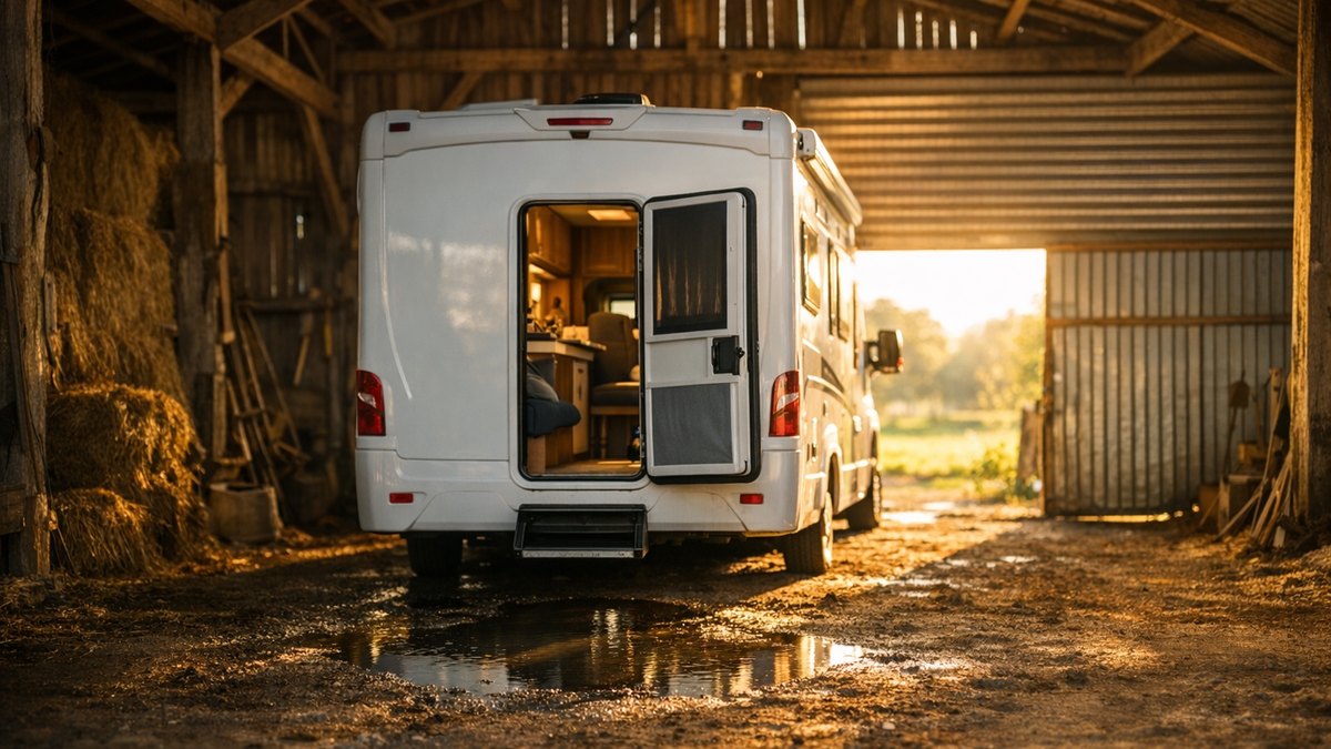 Ils sortent leur camping-car d'un hangar près d'Annecy en avril : le chauffe-eau fuit sous le plancher avant même le premier départ