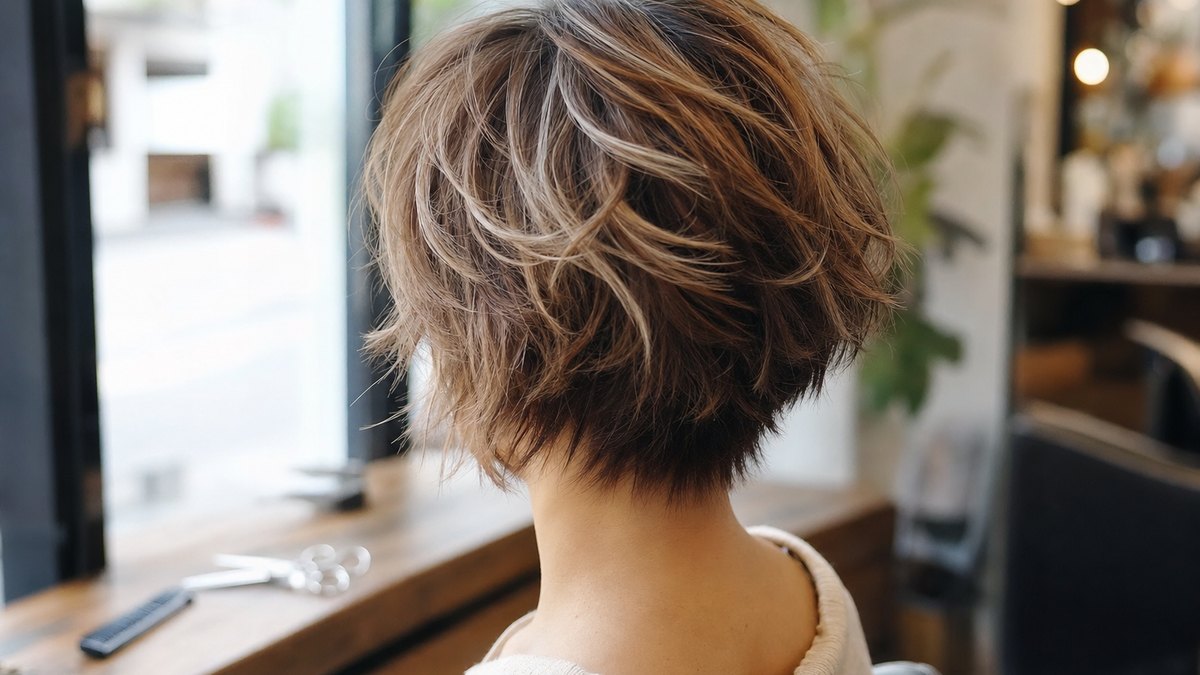 La bixie wolf cut, cette coupe mi-courte dégradée que Jean Louis David présente comme l'alternative au carré après 50 ans