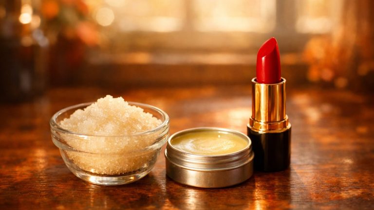 Lèvres qui pèlent et rouge à lèvres qui accroche par temps froid : la routine en 3 étapes à faire 10 minutes avant le maquillage