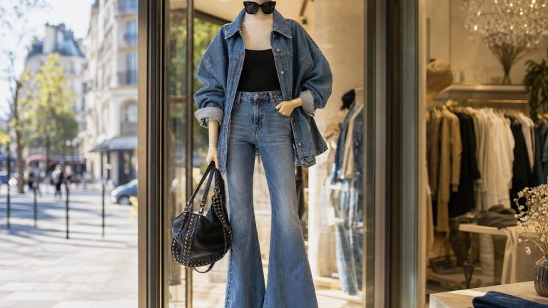 Monica Bellucci, 61 ans, abandonne le pantalon blanc pour un jean délavé taille haute repéré à Paris le 3 juillet