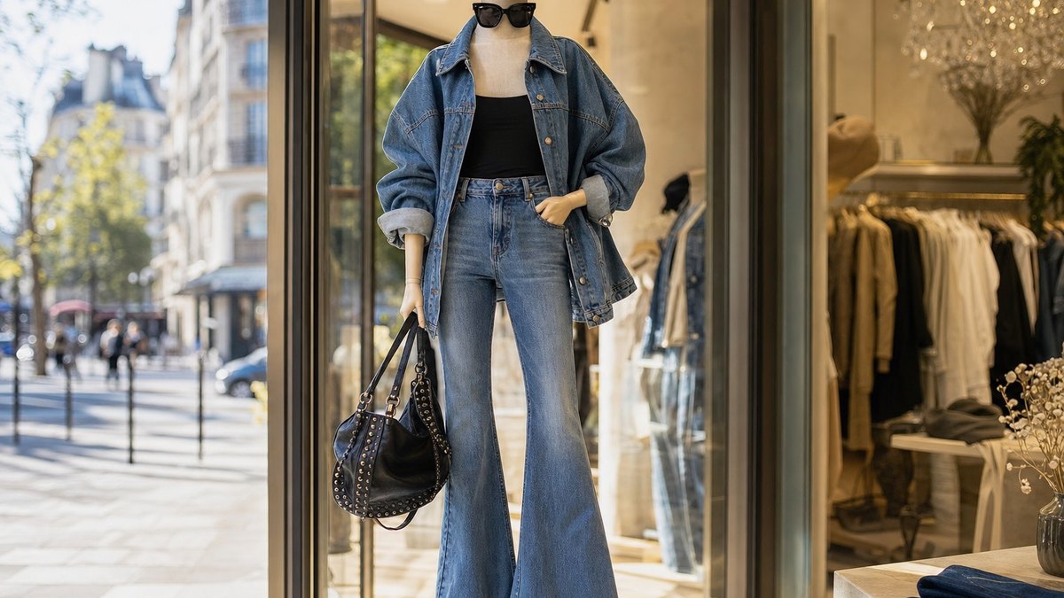 Monica Bellucci, 61 ans, abandonne le pantalon blanc pour un jean délavé taille haute repéré à Paris le 3 juillet