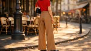 Pantalon large et petite taille : 4 règles pour le porter quand on mesure moins d'1,60 mètre sans disparaître dedans