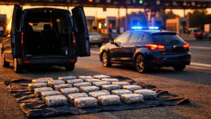 Quatre hommes écroués à Toulouse après la saisie de 40 kg de cocaïne au péage de l'A61 : le parquet évoque près d'une tonne importée