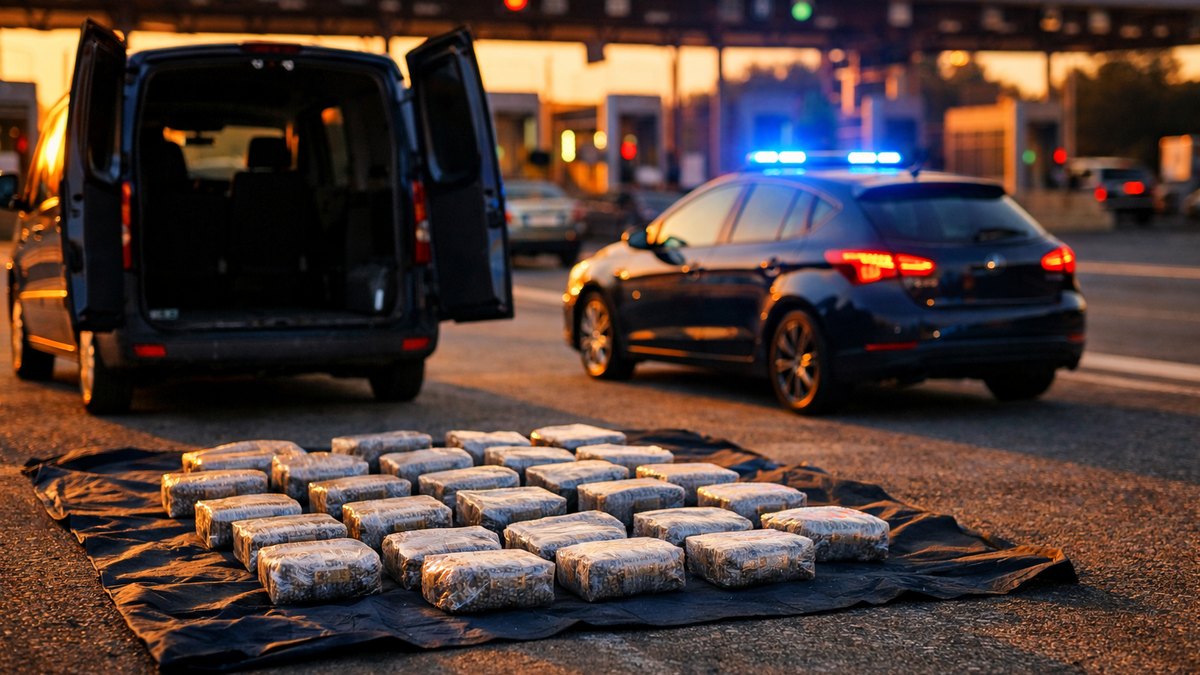 Quatre hommes écroués à Toulouse après la saisie de 40 kg de cocaïne au péage de l'A61 : le parquet évoque près d'une tonne importée