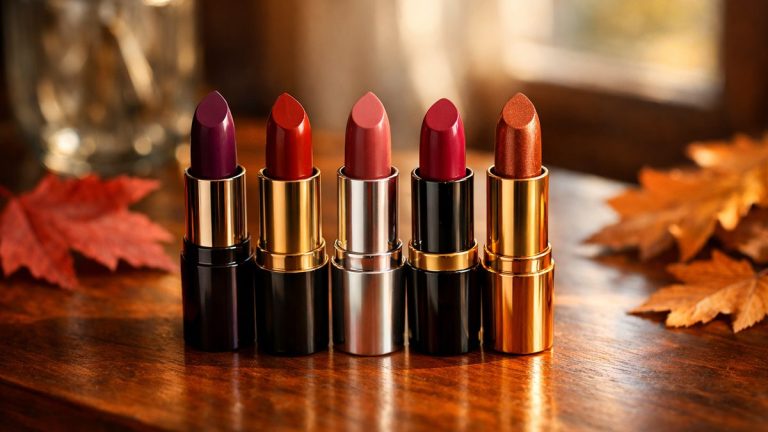Rouge à lèvres d'automne après 50 ans : 5 teintes prune, brique et rose bois qui ravivent le teint sans durcir les traits