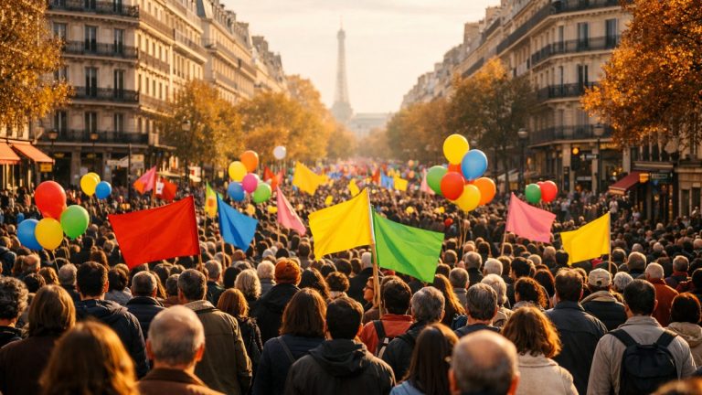 Samedi 24 octobre, 410 000 manifestants selon l'Intérieur et 800 000 selon la CGT, avec des heurts à Paris, Lyon et Marseille