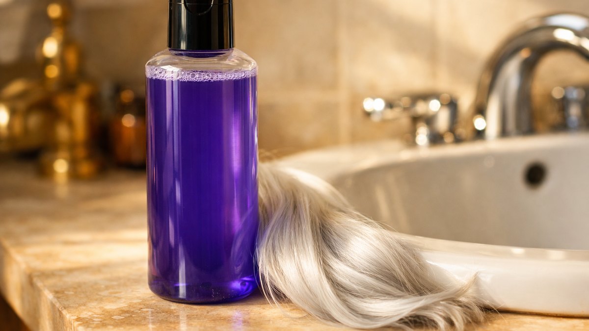 Shampoing violet après 50 ans : une fois par semaine suffit pour garder des cheveux blancs lumineux, selon un coiffeur coloriste