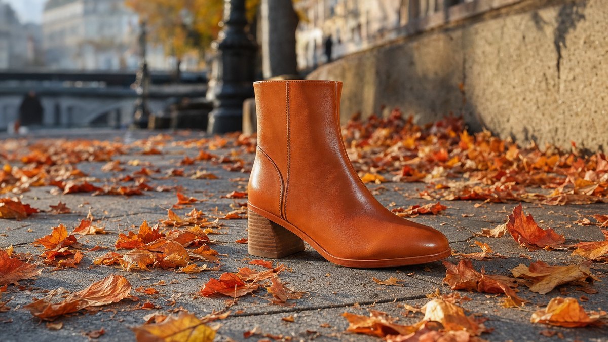 Talon biseauté de 4,5 cm et bout amande : la bottine d'automne qui allonge la jambe après 40 ans