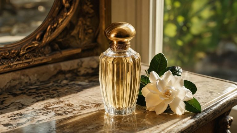 Un flacon de 1933 dans sa salle de bains : le parfum au gardénia que Sylvie Vartan garde depuis des décennies