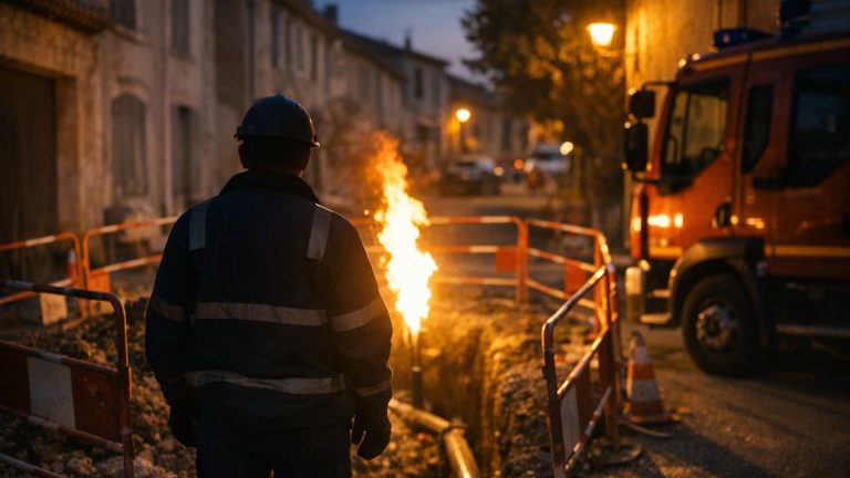 Une vanne fermée et une torchère allumée : comment une fuite de gaz a été maîtrisée en trois heures à Saint-Christol-lez-Alès